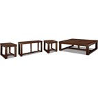 Signature Design by Ashley Watson T481T1 Coffee Table and 2 End Tables with Console