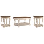 Signature Design by Ashley Realyn T743T1 Coffee Table and 2 End Tables