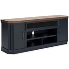 Signature Design by Ashley Landocken W402-68 XL TV Stand with Fireplace Option
