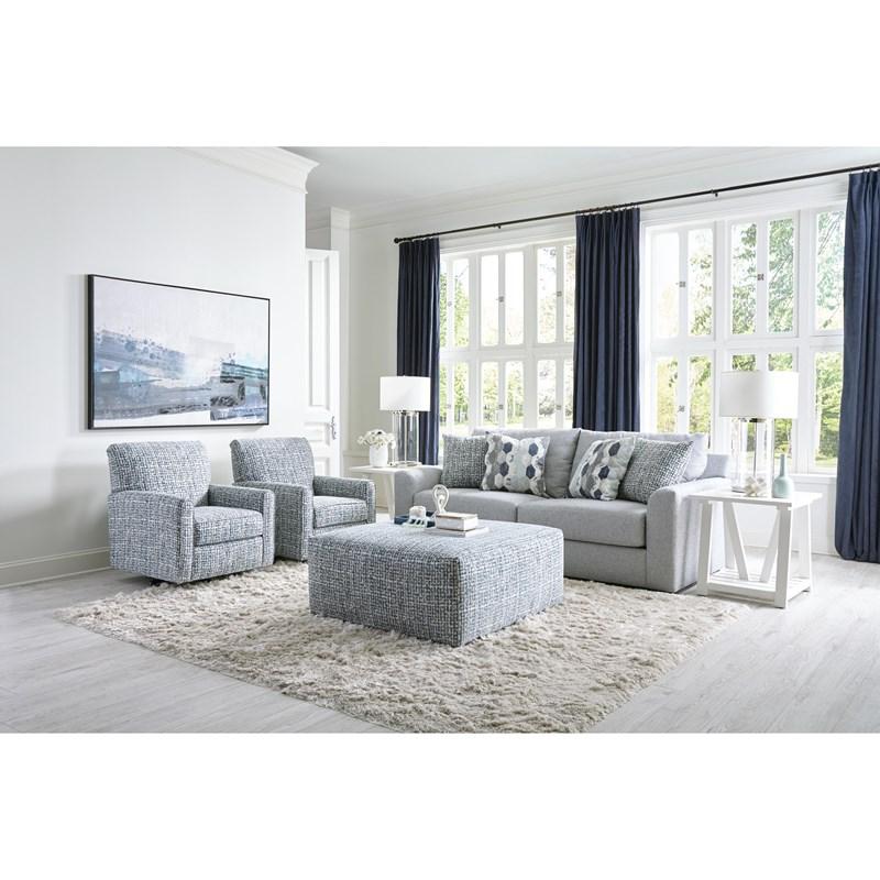 Large Picture of Jackson Furniture Hooten 328821 Swivel Chair - Caspian