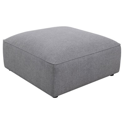 Coaster Furniture Jennifer 551596 Square Upholstered Ottoman - Grey