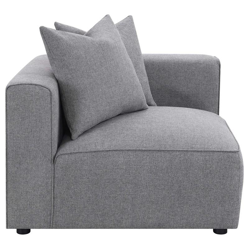 Large Picture of Coaster Furniture Jennifer 551594-SET 6 pc Tight Seat Modular Sectional - Grey