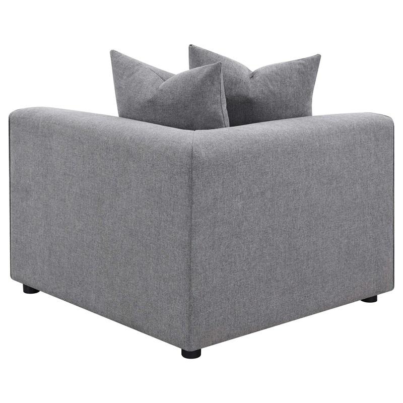 Large Picture of Coaster Furniture Jennifer 551594-SET 6 pc Tight Seat Modular Sectional - Grey