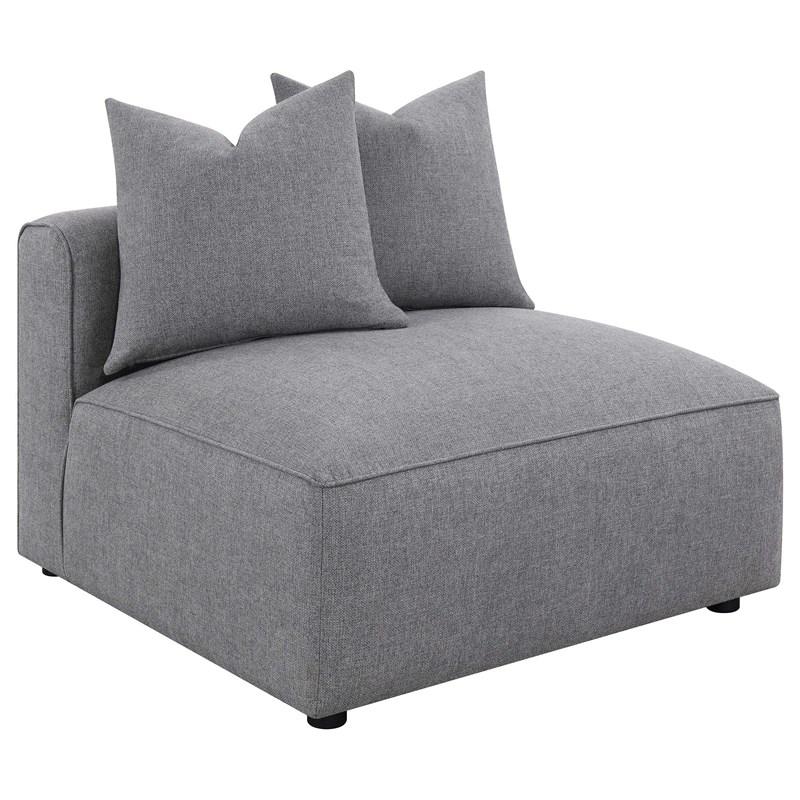 Large Picture of Coaster Furniture Jennifer 551594-SET 6 pc Tight Seat Modular Sectional - Grey