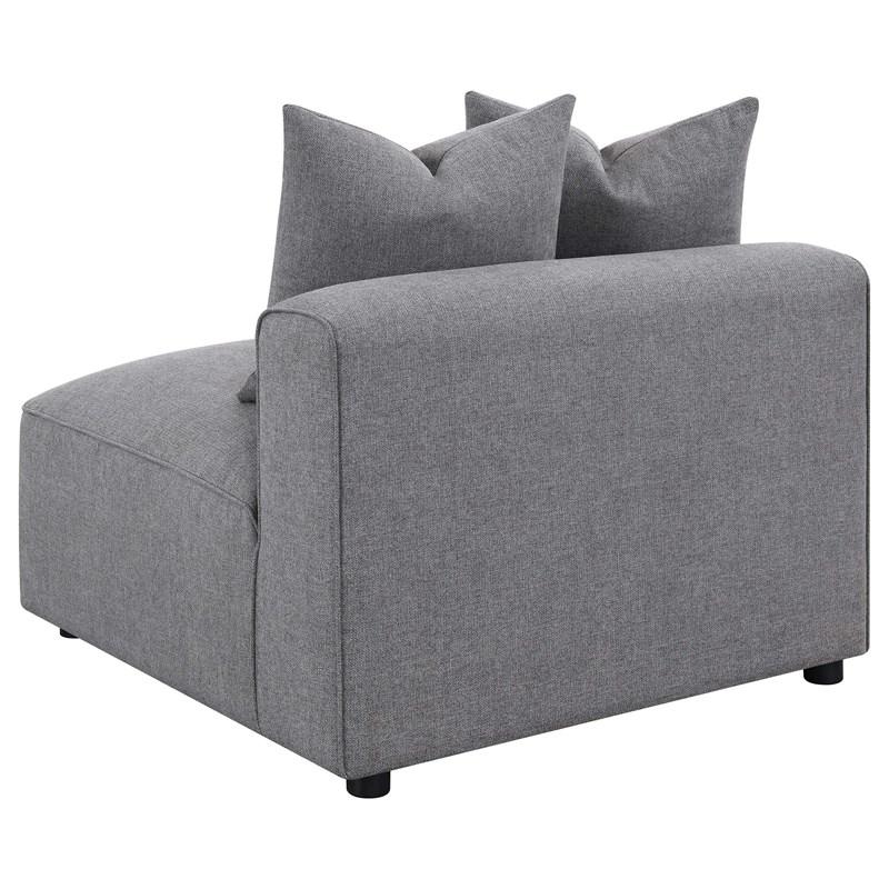 Large Picture of Coaster Furniture Jennifer 551594-SET 6 pc Tight Seat Modular Sectional - Grey