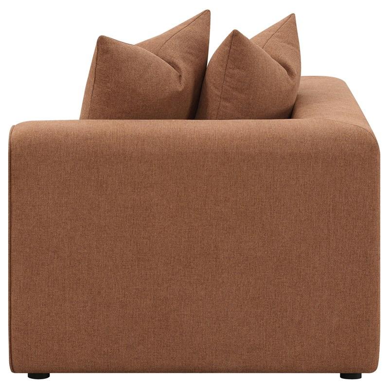 Large Picture of Coaster Furniture Jennifer 551591-SET 6 pc Tight Seat Modular Sectional - Terracotta