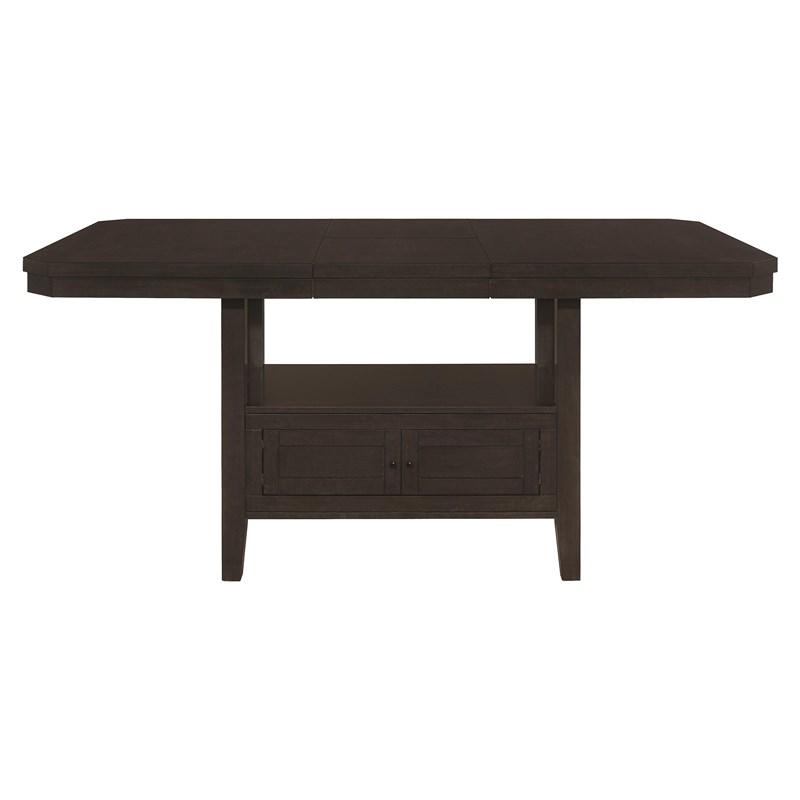 Large Picture of Coaster Furniture Prentiss 193108 78-inch Extension Counter Dining Table - Cappuccino
