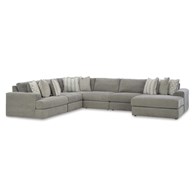 Signature Design by Ashley Avaliyah 58103S12 6 pc Sectional with Chaise (Sectionals - Stationary)