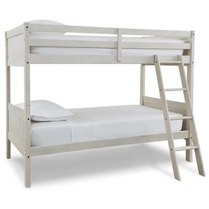 Signature Design by Ashley Robbinsdale B742-59 Twin/Twin Bunk Bed w/Ladder (Kids Beds - Bunk Bed)