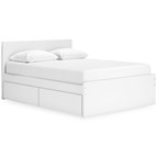 Signature Design by Ashley Onita EB9630B16 Queen Panel Platform Bed with 2 Side Storage
