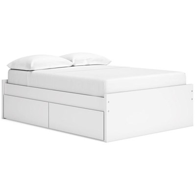 Signature Design by Ashley Onita EB9630B9 Full Platform Bed with 1 Side Storage