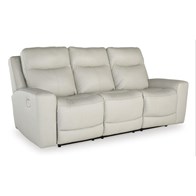 Signature Design by Ashley Mindanao U5950515C Power Reclining Sofa with Adjustable Headrest (Sofas - Power Recline)