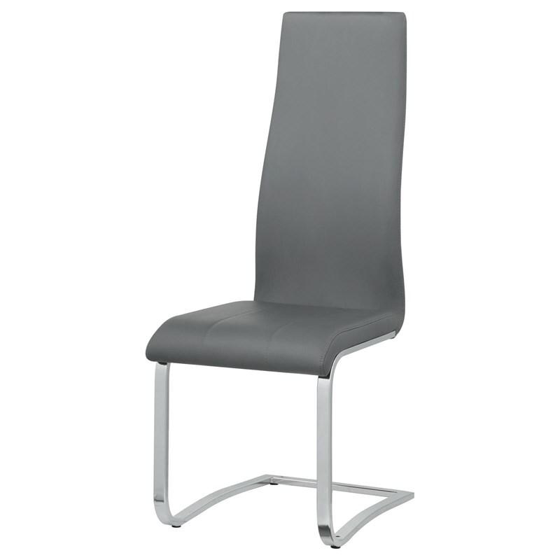 Large Picture of Coaster Furniture Montclair 100515GRY Upholstered Dining Side Chair - Grey