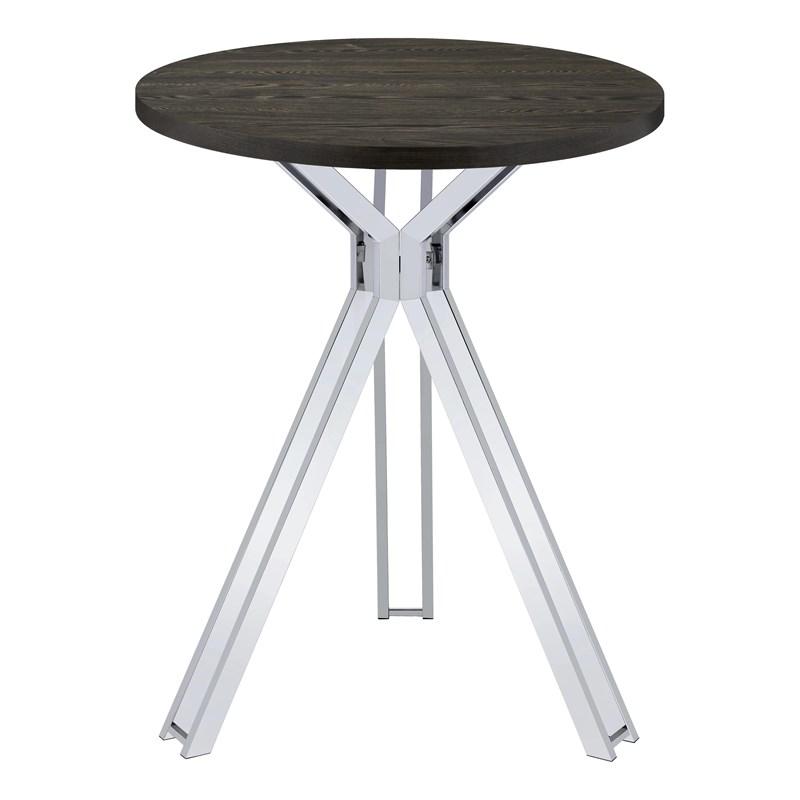 Large Picture of Coaster Furniture Edgerton 183131 Round 35-inch Pub Height Bistro Bar Table - Dark Oak