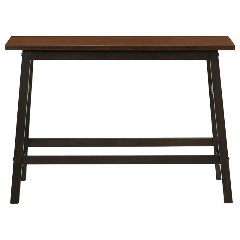 Large Picture of Coaster Furniture Connie 192090 4-piece Counter Height Set - Chestnut and Dark Brown
