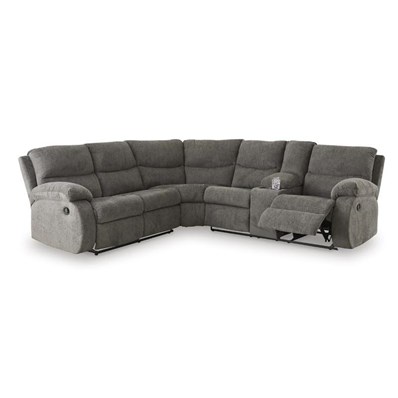 Signature Design by Ashley Museum 81807S1 2 pc Reclining Sectional