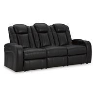 Signature Design by Ashley Caveman Den 9070315 Power Reclining Sofa with Adjustable Headrest (Sofas - Power Recline)