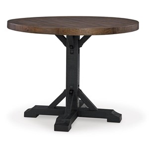 Signature Design by Ashley Valebeck D546D21 Counter Height Dining Table (Dining Tables - Round)