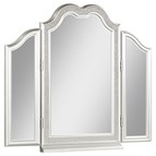 Coaster Furniture Evangeline 223398 Tri-Fold Vanity Mirror - Silver Oak