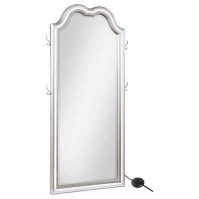 Coaster Furniture Evangeline 223400 Full Length LED Light Floor Mirror - Silver Oak