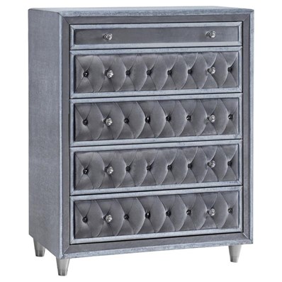 Coaster Furniture Antonella 223585 Chest - Silver Grey