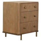 Coaster Furniture Arini 224302 3-Drawer Nightstand - Sand Wash