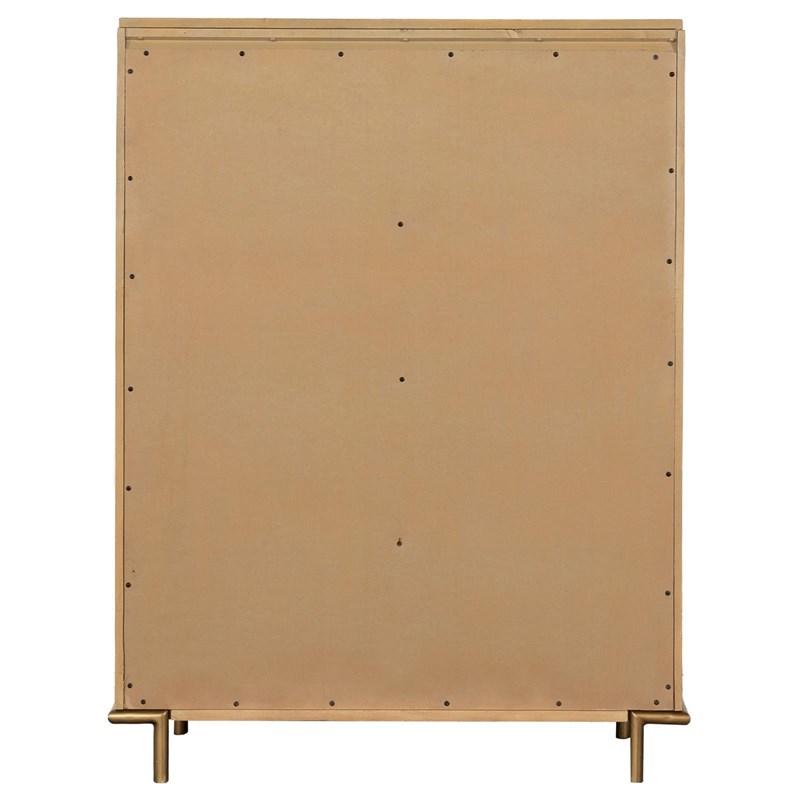 Large Picture of Coaster Furniture Arini 224305 5-Drawer Bedroom Chest - Sand Wash