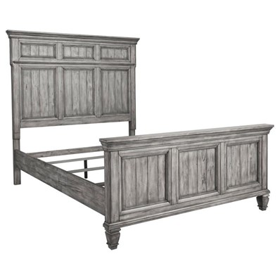 Coaster Furniture Avenue 224031Q Queen Panel Bed - Grey
