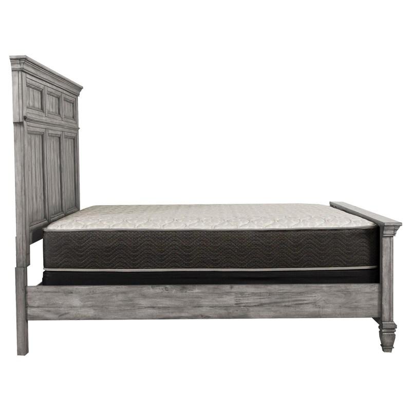 Large Picture of Coaster Furniture Avenue 224031Q Queen Panel Bed - Grey