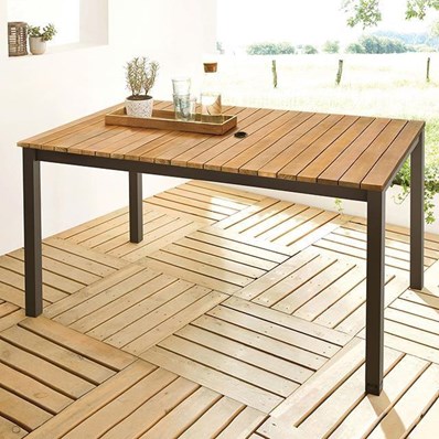 Furniture of America Mackay GM-2004 Patio Dining Table