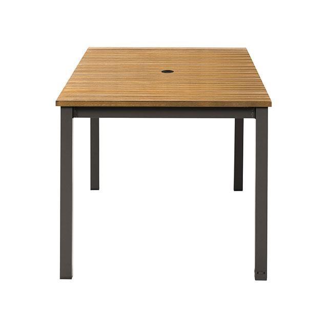 Large Picture of Furniture of America Mackay GM-2004 Patio Dining Table