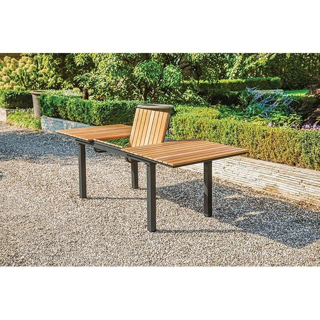 Large Picture of Furniture of America Mackay GM-2001 Patio Dining Table
