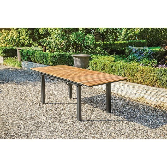 Large Picture of Furniture of America Mackay GM-2001 Patio Dining Table