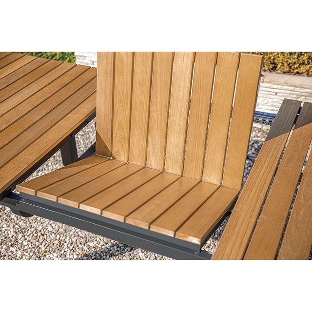 Large Picture of Furniture of America Mackay GM-2001 Patio Dining Table