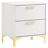 Coaster Furniture Kendall 224402 2-Drawer Nightstand - White (Nightstands - 2 Drawers)