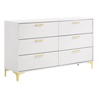 Coaster Furniture Kendall 224403 6-Drawer Dresser - White