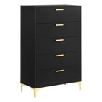 Coaster Furniture Kendall 224455 5-Drawer Bedroom Chest - Black