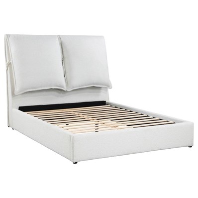 Coaster Furniture Gwendoline 306040Q Upholstered Queen Panel Bed - White