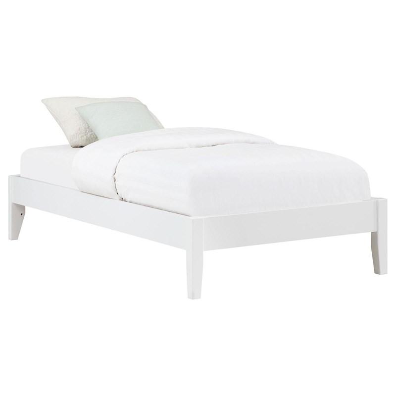 Large Picture of Coaster Furniture Hounslow 306128T Twin Universal Platform Bed - White