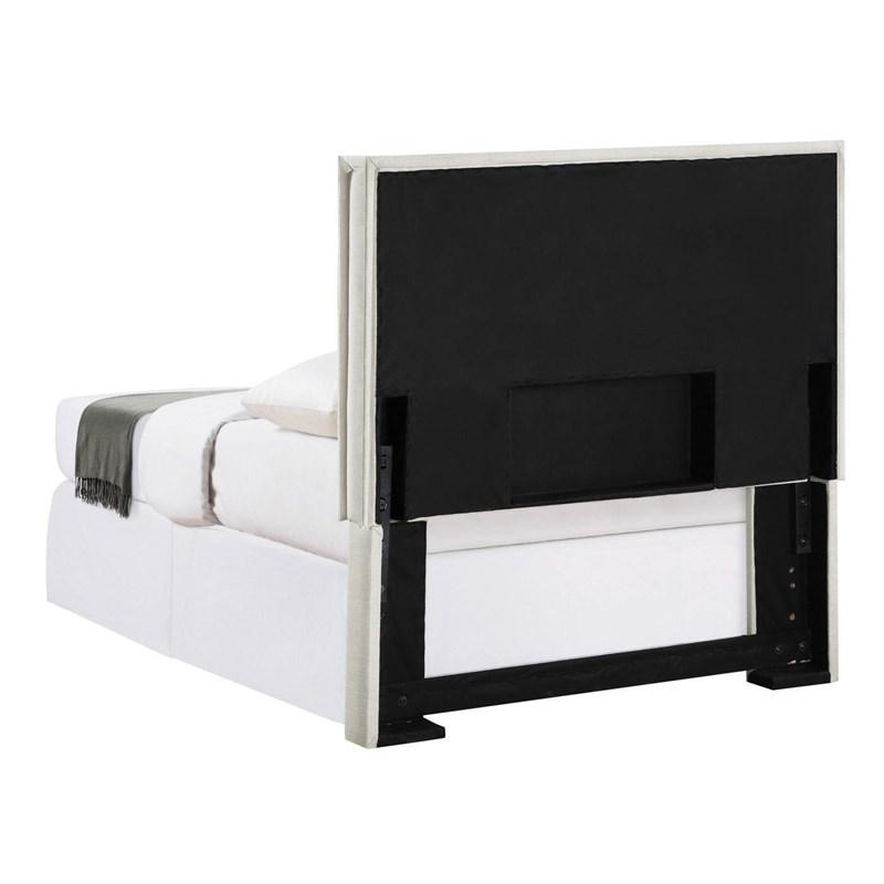 Large Picture of Coaster Furniture Izzy 315985T Upholstered Twin Panel Headboard - Sand