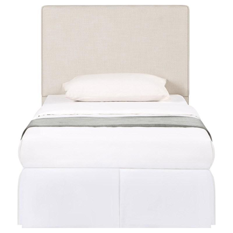 Large Picture of Coaster Furniture Kosmo 315993T Upholstered Twin Panel Headboard - Sand