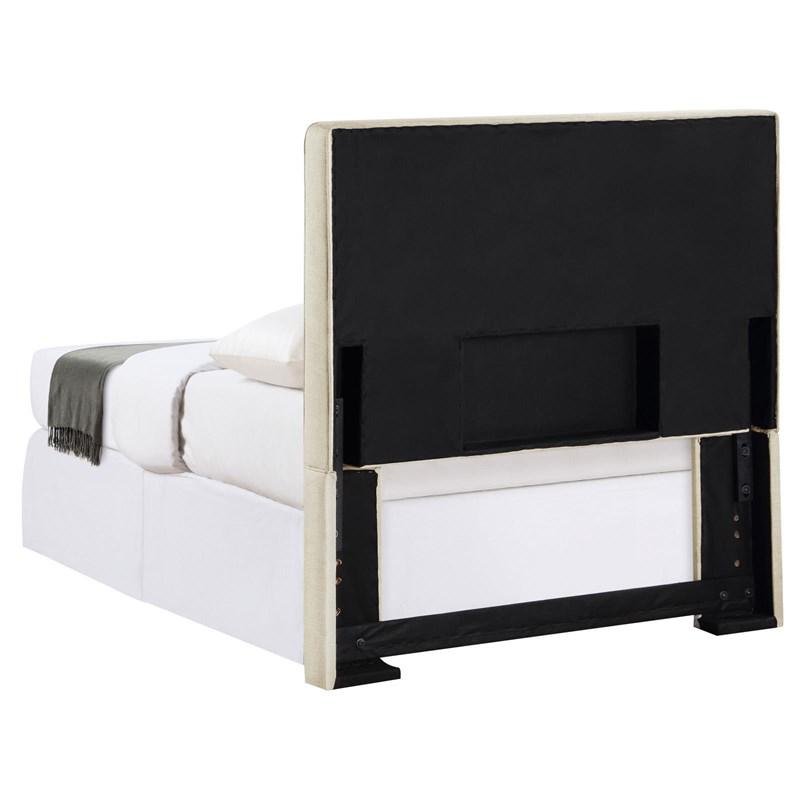 Large Picture of Coaster Furniture Kosmo 315993T Upholstered Twin Panel Headboard - Sand