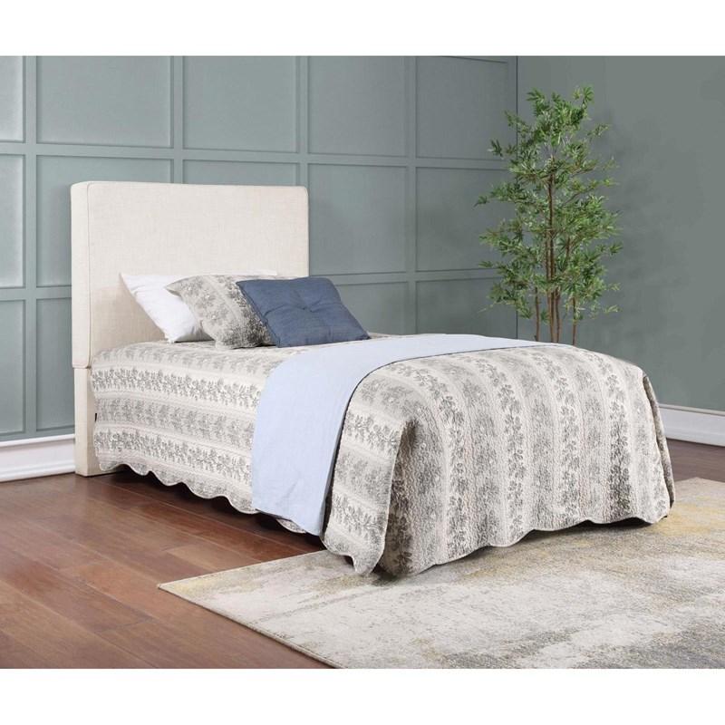 Large Picture of Coaster Furniture Kosmo 315993T Upholstered Twin Panel Headboard - Sand