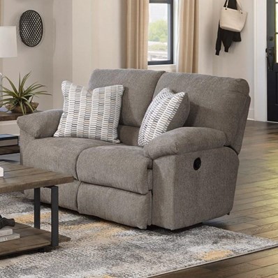 Catnapper Tyler 61062 Power Reclining Loveseat - Pewter