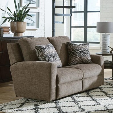 Catnapper Calvin 1632 Reclining Loveseat - Otter