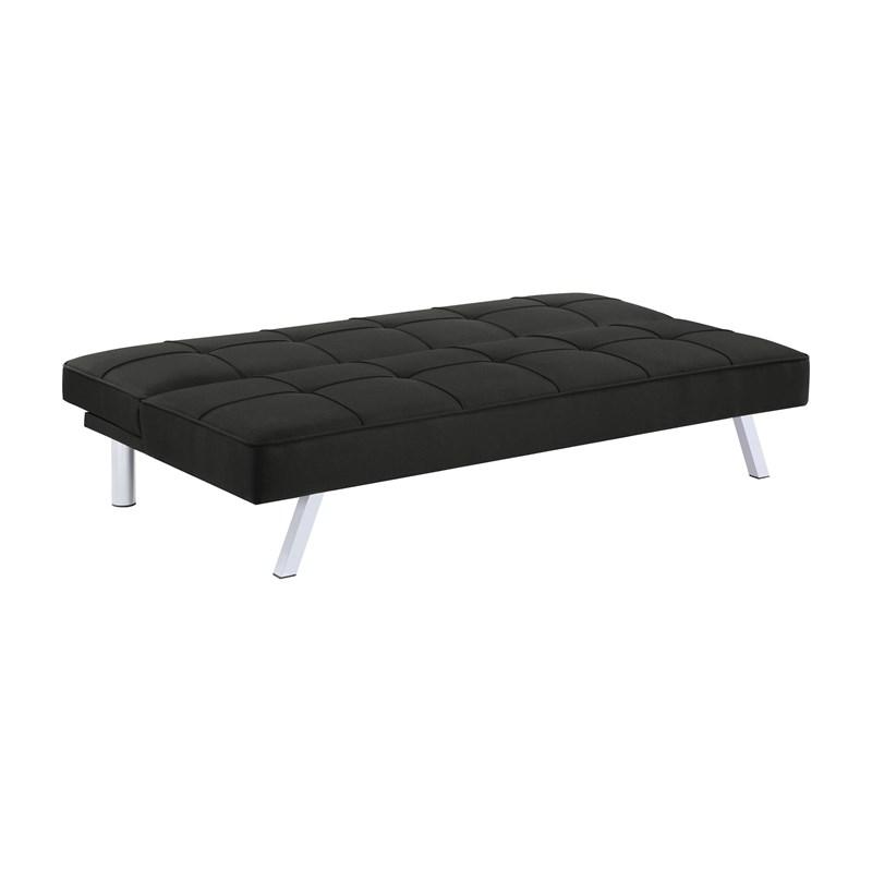 Large Picture of Coaster Furniture Joel 360281 Upholstered Tufted Convertible Sofa Bed - Black