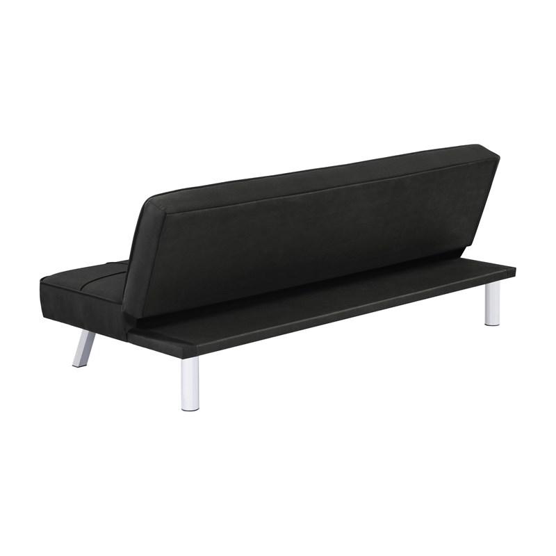 Large Picture of Coaster Furniture Joel 360281 Upholstered Tufted Convertible Sofa Bed - Black