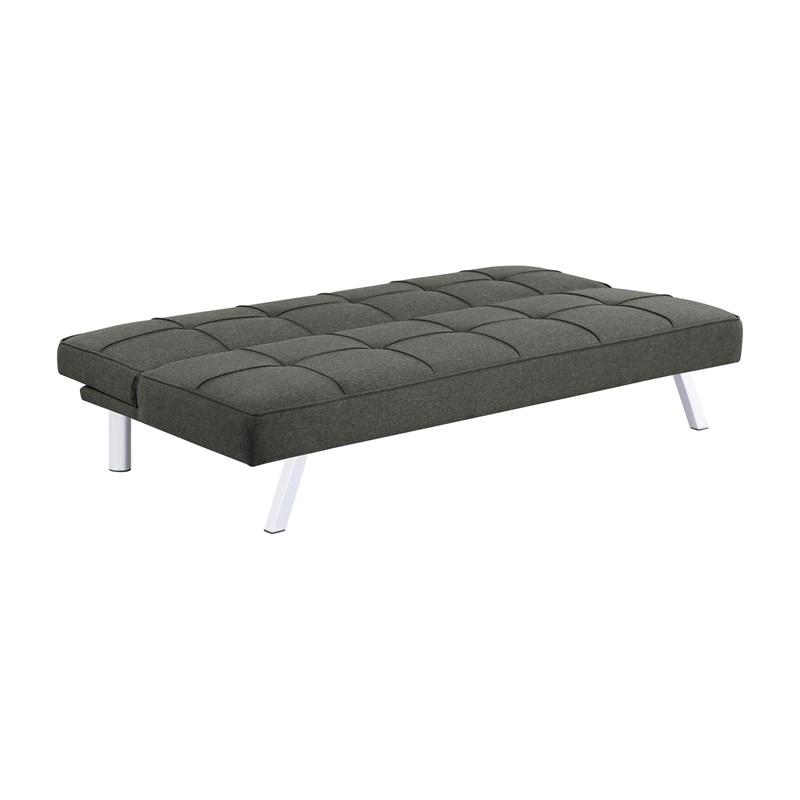 Large Picture of Coaster Furniture Joel 360283 Upholstered Tufted Convertible Sofa Bed - Grey