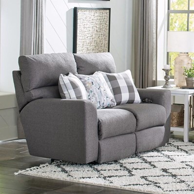 Catnapper Searsport 61802 Power Reclining Loveseat - Metal