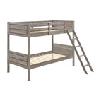 Coaster Furniture Ryder 400818 Wood Twin Over Twin Bunk Bed - Weathered Taupe